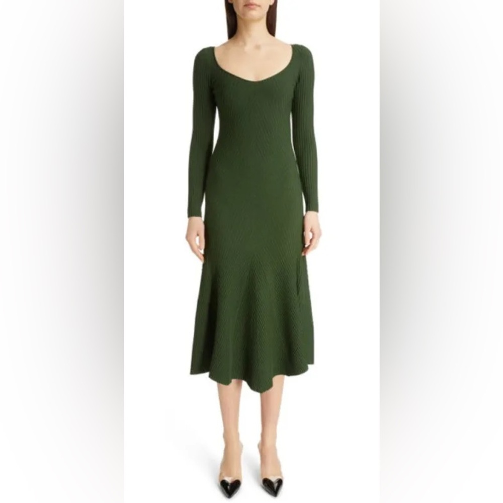 Alaïa Mitered Rib Knit Midi Dress ❤️NWT❤️IN STORES❤️